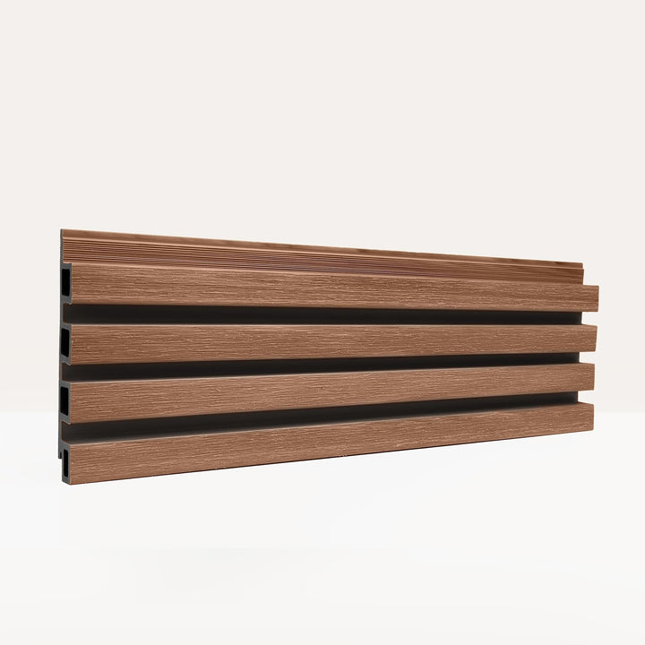 Compleet pakket Premium Rabatdeel Rhombus Teak - composiet