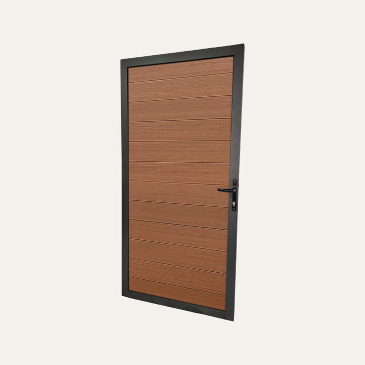 Premium Composiet Tuindeur Teak - composiet